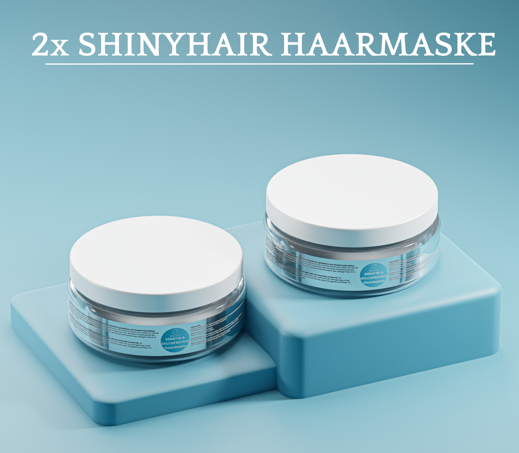 ShinyHair© haarmasker - bundel van 2 