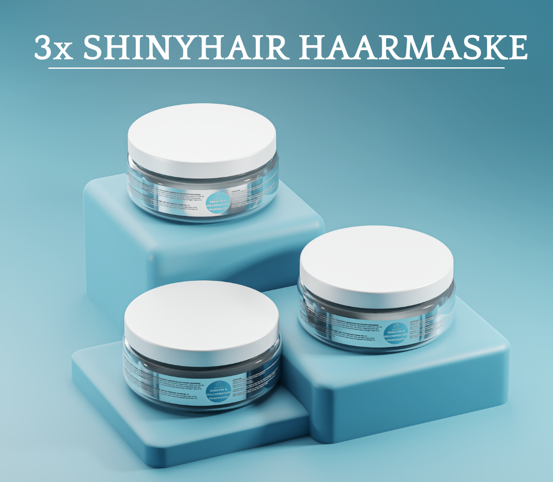 3 stuks ShinyHair© haarmasker