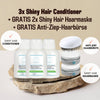 3 conditioners + 2 free hair masks and free hairbrush